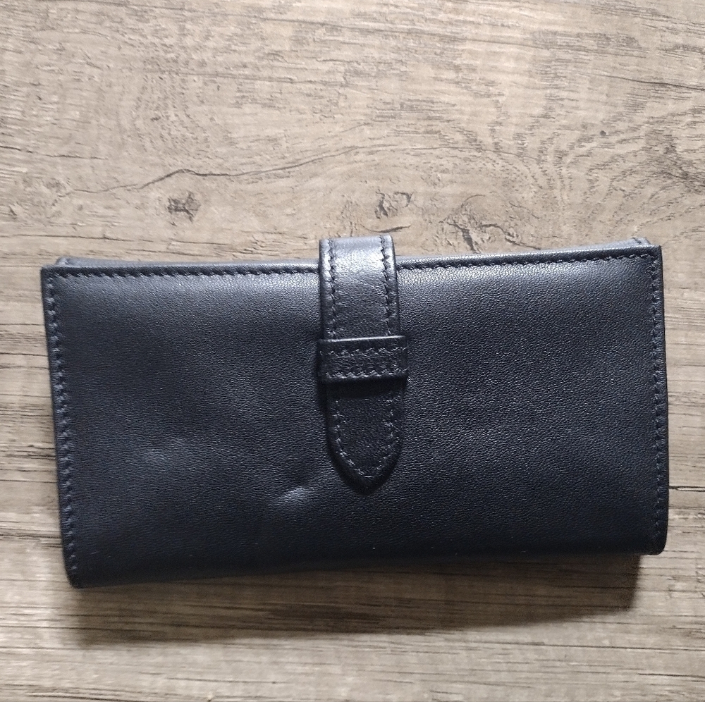 Cartier Super Soft Black Leather Watch Strap Storage Pouch Case Wallet Luxury